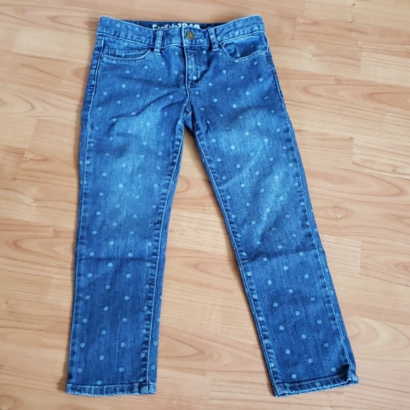 GAP Other - GAP girls super skinny polka dot jeans
